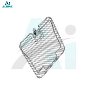 Couvercle de remplacement manuel ALMAC pour panier DIN, acier inoxydable de qualité médicale, ajustement sécurisé, contenants de stérilisation - Product Image 2