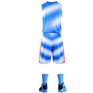 Maillots d'entraînement respirants de haute qualité pour hommes, design classique de maillot de basket-ball, ensemble de vêtements de basket-ball réversibles personnalisés - Product Image 3