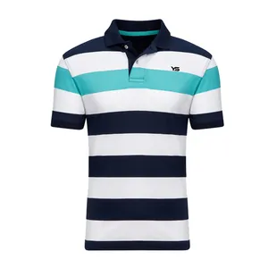 Polo de paneles de alta calidad, camiseta personalizada con logotipo bordado, camiseta de manga corta al por mayor, camiseta de gran tela - Product Image 1