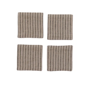 Dessous de verre en lin de qualité supérieure pour tapis et coussinets meilleure vente Dessous de verre en lin de bonne qualité pour la fabrication en Inde - Product Image 1