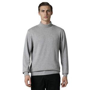 Vente en gros Pull à col roulé en tricot d'hiver personnalisé Pull à col haut de créateur Pull personnalisé à la mode pour hommes - Product Image 2