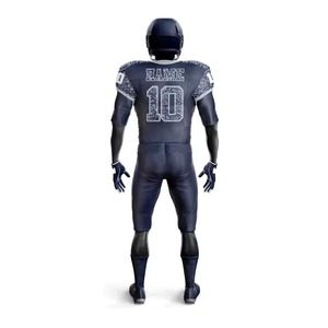 Fully <b>Customized</b> Breathable American Football Uniform 100% Polyester Custom Colors & Logo Team Wear - Product Image 3