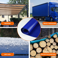 Bâche en PVC résistante aux UV pour abri de toit extérieur, couverture imperméable robuste, vente en gros d'usine pour la protection contre le soleil et la pluie