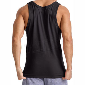 Camiseta sin mangas ligera personalizada de secado rápido, camisetas sin mangas de Color blanco para hombre para verano, camiseta sin mangas para gimnasio, chalecos de Fitness - Product Image 5