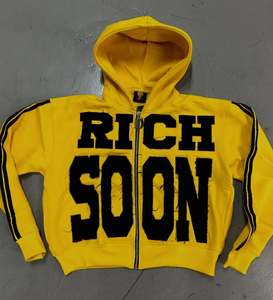 Sudadera con Capucha de Otoño para Hombre, Nueva Moda, Bordada, 100% Algodón, Logotipo Personalizado, Marca Privada, Alta Calidad, Resistente al Viento y Transpirable - Product Image 6
