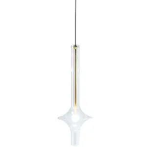 SorenGlass Luminaire moderne inspiré des designers, AC 220V E26, suspendu pour la pièce, blanc chaud 4000K 3000K, fabriqué en verre, acier inoxydable, acrylique - Product Image 3