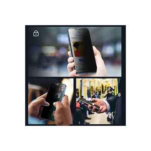 Protection d'écran en verre trempé anti-espion 5D Davin, couverture intégrale pour iPhone 13 Pro Max & XS Max - Product Image 2