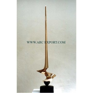 Cuerno hecho diseño artes creativas y decoración del hogar acentos esculturas y estatua escultura de mesa de alta calidad para la venta - Product Image 3