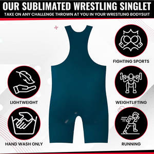 Factory Direct Sale Low MOQ Wrestling Singlets Private Label Customizable Wrestling Singlets - Product Image 3