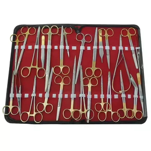 Kit d'instruments chirurgicaux TC : Ciseaux et pinces manuels en acier inoxydable, instruments pour ponts osseux, certifié CE - Product Image 2