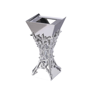 Soporte de incienso de Metal plateado antiguo, difusor de aromaterapia de Calidad exclusiva, acentos decorativos para quemador Bakhoor para la temporada de otoño - Product Image 4