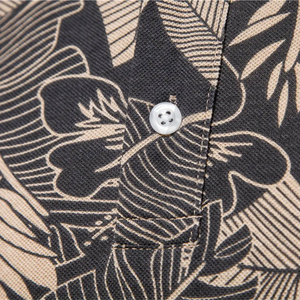 2025 nueva moda impresa personalizada Polo camisa de manga corta para hombre Polo de poliéster sublimación Polo camisas - Product Image 5