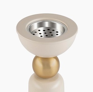 Brûleur à Bakhoor en métal élégant et moderne, diffuseur sur socle pour la maison de luxe et cadeau du Ramadan du Moyen-Orient, utilisation à domicile au Golfe - Product Image 5
