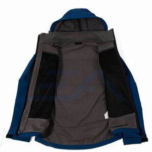 Veste Softshell de Qualité Supérieure à Col Montant, Logo Frontal, Capuche, Écologique, Respirante, Hiver, Service OEM - Meilleures Ventes - Product Image 3