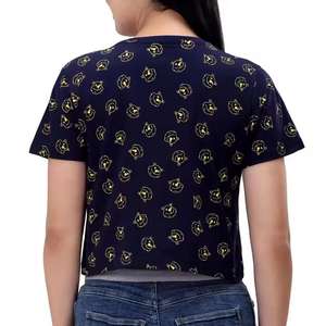 Fabricant Vente de Gros Crop Tops Légers pour Femmes avec Impression de Logo Personnalisé Style Streetwear avec Taille Naturelle - Product Image 3