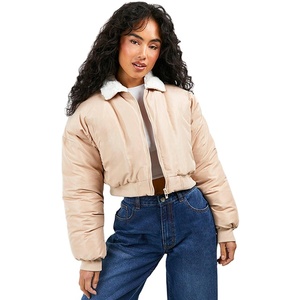 Vestes d'hiver pour femmes grandes tailles, 100% polyester, tissu épais, vêtements décontractés, personnalisables, respirants, fermeture éclair intégrale - Product Image 1