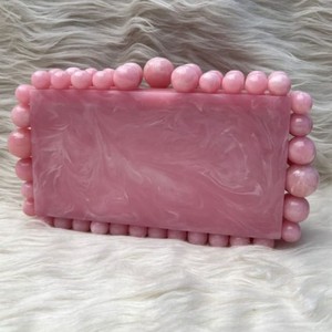 Bolso de mano de resina hecho a mano de nuevo diseño de alta calidad con color personalizado y embragues de mujer de diseño para boda fiesta en casa - Product Image 6