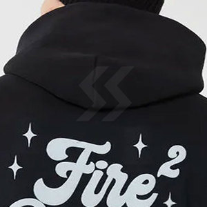Streetwear Offre Spéciale Basics Puff Impression Hoodies Fabriqué En Tissu Doux De Haute Qualité Puff Impression Hoodies - Product Image 6