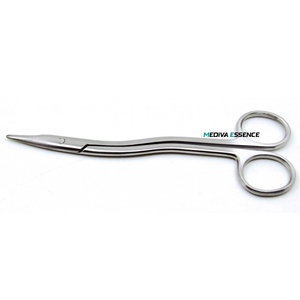 Tijeras profesionales Mediva de acero inoxidable en forma de S, instrumentos quirúrgicos manuales esenciales de primera calidad para el cuidado de la salud - Product Image 2