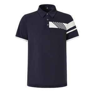Polo de golf de secado rápido con logotipo personalizado del fabricante, Polo de golf transpirable, Polo bordado de algodón para hombre - Product Image 4