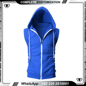 Hoodie d'été sans manches sans couture imprimé pour hommes – Collection Designer - Product Image 2