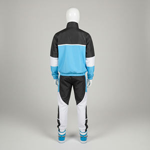 ชุดวอร์มผู้ชายไซส์ใหญ่ ผ้าไนลอนผสมขนแกะ แจ็คเก็ตซิป กางเกงขายาว ชุดกีฬา ชุดจ็อกเกอร์ ปักโลโก้ได้ สไตล์สตรีทแฟชั่น - Product Image 4