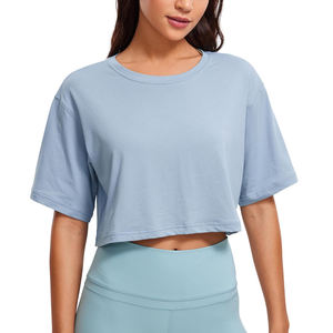 Top court respirant de qualité professionnelle 100% en coton pour femmes Meilleure vente - Product Image 2