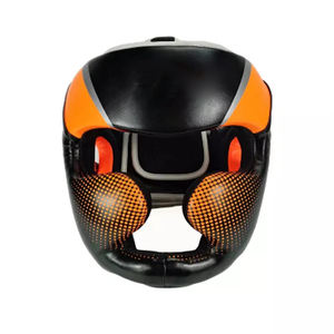 หัวมวยหนังคู่สำหรับทั้งชายและหญิงมีเครื่องป้องกันศีรษะสำหรับการฝึก MMA แบบมืออาชีพ - Product Image 1