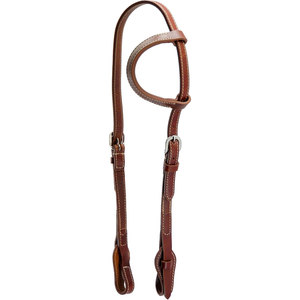Western Working Tack Changement rapide Bandeau frontal Culotte Harnais huilé de qualité supérieure Bride de cheval réglable en cuir - Product Image 1