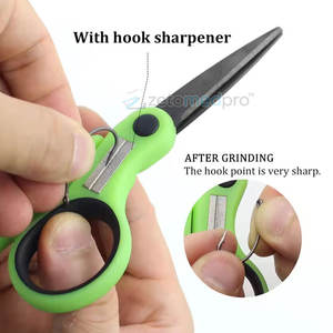 Cortador de Línea Portátil, Tijeras para Trenzas de Pesca de Acero Inoxidable Afilado, Cortador de Línea Fácil de Usar, Tijeras para Trenzas de Pesca - Product Image 2