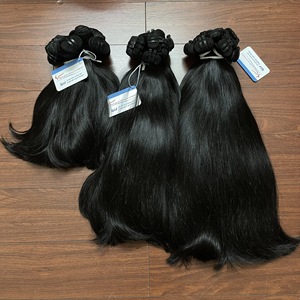 Cheveux de trame droite naturelle de qualité supérieure 100 pour cent de cheveux humains vietnamiens Extensions de cheveux Cabello Humano vierges crus - Product Image 2