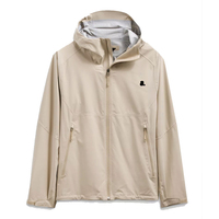 Veste Softshell Homme Personnalisée Hiver Imperméable Coupe-Vent Décontractée à Capuche Col Montant Style Urbain Légère