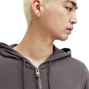 Sweat à capuche zippé sur mesure pour hommes, sweat-shirt à capuche zippé de haute qualité en coton de style de rue - Product Image 2