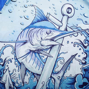 Nuevo diseño personalizado de manga larga camisa de pesca de poliéster transpirable impermeable con opción de talla grande MOQ bajo superior de pesca - Product Image 3