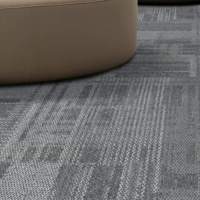 Dalles de moquette pour écoles, hôpitaux, aéroports, avec support POE, 50x50, sans bitume, en élastomère polyoléfine, revêtement de sol institutionnel et commercial