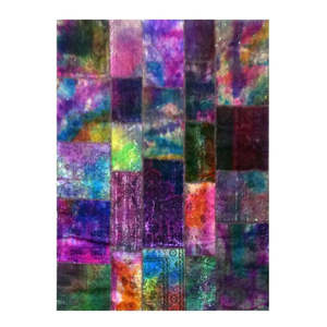 Tapis turc noué à la main, unique en son genre, 9'2 x 6'8 - Product Image 1