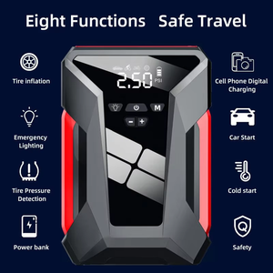 Arrancador de Coches Portátil, Fuente de Alimentación de Emergencia para Coche, Banco de Energía de 12V, Compresor de Aire para Coche de 12000 mAh, Bomba de Aire DC12V y Arrancador de Coches - Product Image 5