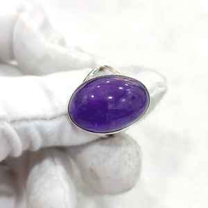 AAA BEAUTIFUL QUALITY 925 Sterling Silver Gemstone Jewelry Statement <b>Purple</b> Stone <b>Purple</b> Stone <b>jewellery</b> - Product Image 1