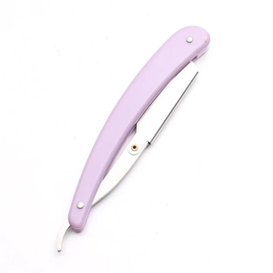 Maquinilla de afeitar con mango de cerámica afilado recto para hombre, cuchillo de afeitar para cejas, barbería, herramienta de afeitado especial, selección de varios colores - Product Image 3