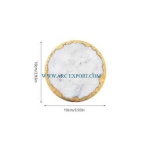 Sous-verres de cuisine pour table de mariage Sous-verres décoratifs pour table de maison Aspect classique Sous-verres en marbre pour thé et café Tapis de qualité supérieure - Product Image 6