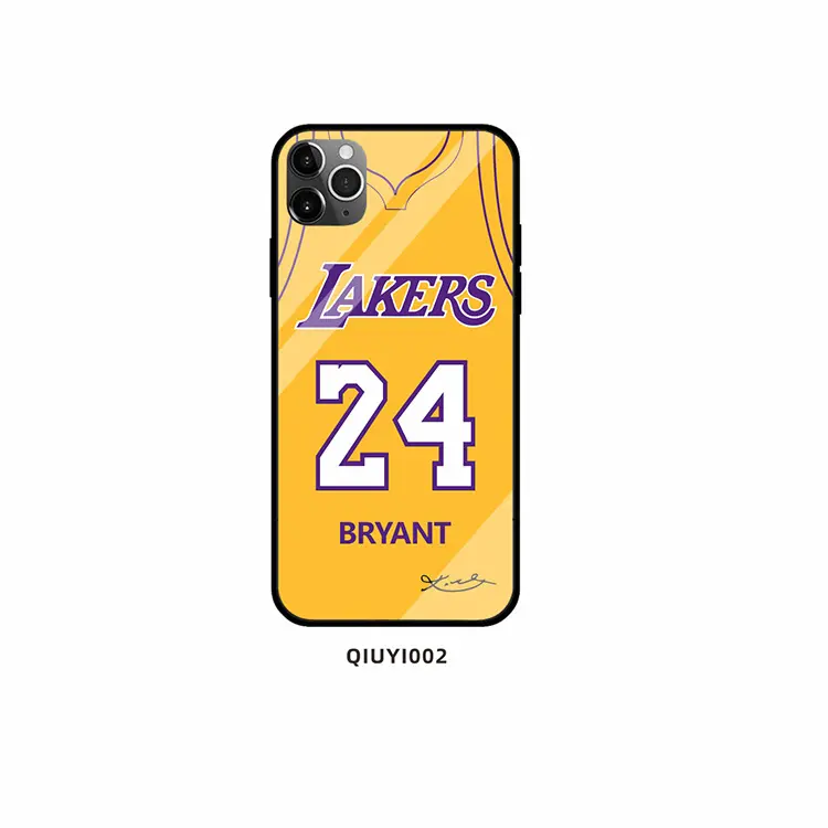 2022 New design NO 8 24 kobe bryant jersey silicone phone case with holder for iphone 11/xsmax/ xr/8plus/6 14pro 14plus 13case