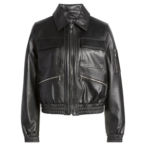 Veste en cuir véritable pour femmes avec personnalisation de la meilleure qualité Vestes en cuir sur mesure - Product Image 6