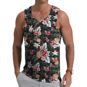 Débardeur de Sublimation pour hommes de haute qualité couleur personnalisée respirant tissage tricoté à séchage rapide pour un usage professionnel décontracté tendance - Product Image 1