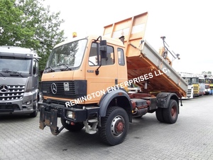 Camion benne d'occasion Mercedes-Benz 1935 de 1993, poids lourd 4x4 diesel à transmission manuelle pour l'exploitation minière - Product Image 4