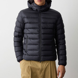 Veste d'hiver pour homme avec capuche, fabricant direct d'usine, veste matelassée personnalisée imprimée - Product Image 1