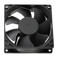 Ventilateur axial double tête 80mm 8025 3P 4P DC 12V à roulement à bille, faible bruit, étanche, pour boîtier d'ordinateur PC