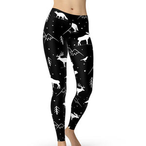 Wholesale Customized Logo Printing Workout Womens <b>Leggings</b> <b>Activewear</b> Seamless Gym <b>Leggings</b> for Women - Product Image 5