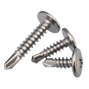 Vis autoperceuses pour toiture en acier inoxydable SS304, zinguées, tête Phillips modifiée, M6 ANSI JIS - Product Image 1