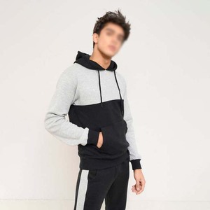ชุดกีฬามีฮู้ดสำหรับผู้ชายชุดวอร์มกางเกงสองชิ้น - Product Image 5