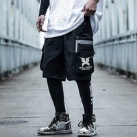 Pantalon cargo de jogging pour homme Ninja Cyberpunk Streetwear Pantalon de survêtement avec poche Hip Hop grande taille